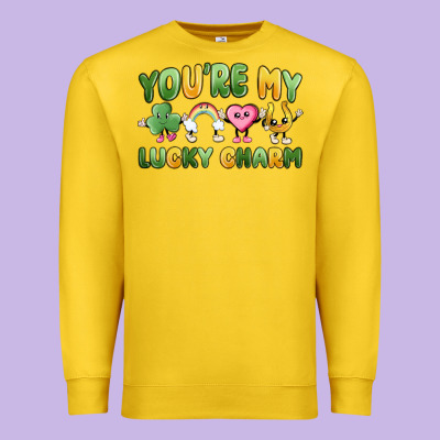You're My Lucky Charm Premium Sweatshirt Designed By Maliassmallbusiness