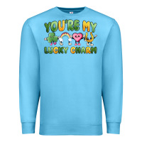 Ocean Blue you're my lucky charm Premium Sweatshirt - MaliasSmallBusiness