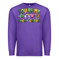 Purple you're my lucky charm Premium Sweatshirt - MaliasSmallBusiness