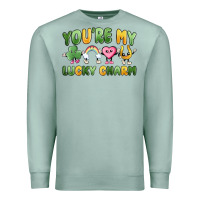Seafoam you're my lucky charm Premium Sweatshirt - MaliasSmallBusiness