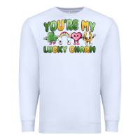 White you're my lucky charm Premium Sweatshirt - MaliasSmallBusiness