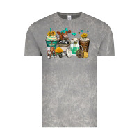 Cloud Rock cows coffee cups Vintage Tee - Zillion Design Studio