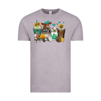 Vintage Zinc cows coffee cups Vintage Tee - Zillion Design Studio