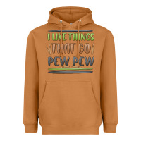 Meerkat i like things that go pew pew Heavyweight Hoodie - MaliasSmallBusiness