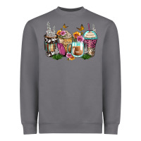 Storm floral coffee cups Heavyweight Sweatshirt - Zillion Design Studio
