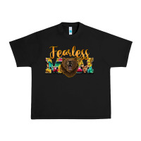 Black fearless mom bear Urban Heavy Tee - BarkalooDesign