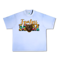 Grape Ice fearless mom bear Urban Heavy Tee - BarkalooDesign