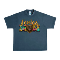 Midnight Navy fearless mom bear Urban Heavy Tee - BarkalooDesign