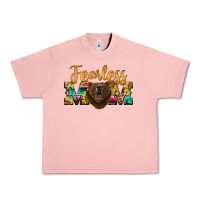 Salmon fearless mom bear Urban Heavy Tee - BarkalooDesign