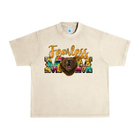 Sandshell fearless mom bear Urban Heavy Tee - BarkalooDesign