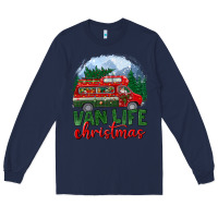 Navy van life christmas Long Sleeve Tee - BundleAndBundleShop