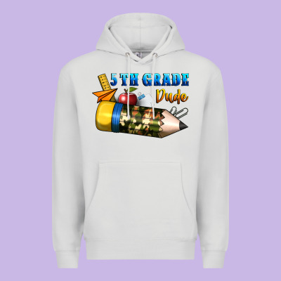 5 Th Grade Dude Premium Hoodie Designed By Bundleandbundleshop