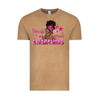 Vintage Camel Breast Cancer Awareness with Afro Woman Vintage Tee - texasbilliewilder