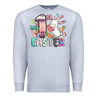 Heather Grey my first easter Premium Sweatshirt - MaliasSmallBusiness