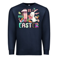 Navy my first easter Premium Sweatshirt - MaliasSmallBusiness