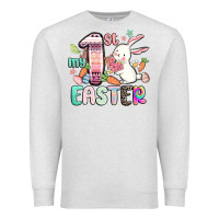 Oatmeal Heather my first easter Premium Sweatshirt - MaliasSmallBusiness