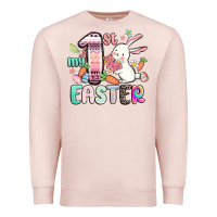 Pale Pink my first easter Premium Sweatshirt - MaliasSmallBusiness