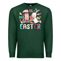 Sports Green my first easter Premium Sweatshirt - MaliasSmallBusiness