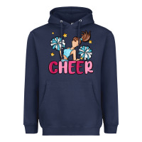 Navy cheer Heavyweight Hoodie - MaliasSmallBusiness