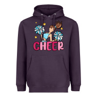 Plum cheer Heavyweight Hoodie - MaliasSmallBusiness
