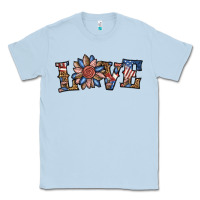 Love American Sunflower Classic Tee | Teevron