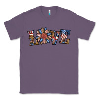 Lavender love american sunflower Classic Tee - BundleAndBundleShop