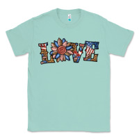 Seafoam love american sunflower Classic Tee - BundleAndBundleShop