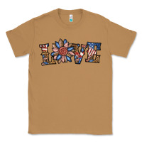 Toasted Coconut love american sunflower Classic Tee - BundleAndBundleShop