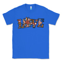 True Royal love american sunflower Classic Tee - BundleAndBundleShop