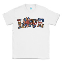White love american sunflower Classic Tee - BundleAndBundleShop