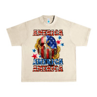 Sandshell America skeleton 4th of july Urban Heavy Tee - CowGirlArtShop