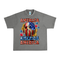 Tornado America skeleton 4th of july Urban Heavy Tee - CowGirlArtShop