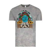 Cloud Rock western rainbow  be kind Vintage Tee - RanaPortraitStore