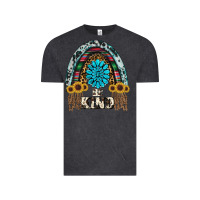 Vintage Black western rainbow  be kind Vintage Tee - RanaPortraitStore