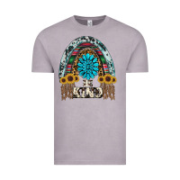 Vintage Zinc western rainbow  be kind Vintage Tee - RanaPortraitStore