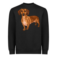 Black dachshund Heavyweight Sweatshirt - RanaPortraitStore