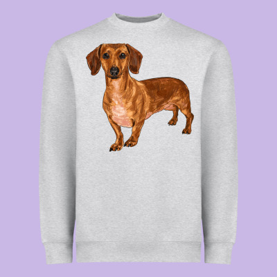 Dachshund Heavyweight Sweatshirt Designed By Ranaportraitstore