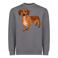 Storm dachshund Heavyweight Sweatshirt - RanaPortraitStore