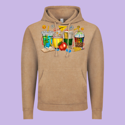 Teacher Coffee Cups Tbw Vintage Hoodie Designed By Texasbilliewilder