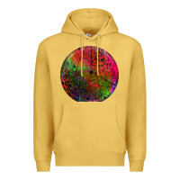Antique Gold halloween round Premium Hoodie - BundleAndBundleShop