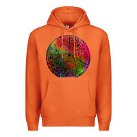 Halloween Round Premium Hoodie | Teevron