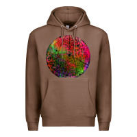 Chestnut halloween round Premium Hoodie - BundleAndBundleShop