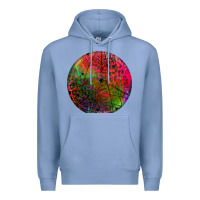 Colony Blue halloween round Premium Hoodie - BundleAndBundleShop