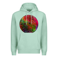 Seafoam halloween round Premium Hoodie - BundleAndBundleShop