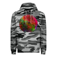 Slate Camo halloween round Premium Hoodie - BundleAndBundleShop