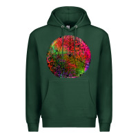 Sports Green halloween round Premium Hoodie - BundleAndBundleShop