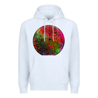 White halloween round Premium Hoodie - BundleAndBundleShop