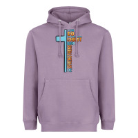 Lavender i can do all things through christ who strengthens Heavyweight Hoodie - MaliasSmallBusiness