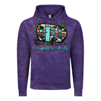 Cloud Purple camping is intents Vintage Hoodie - JahusDesignShop