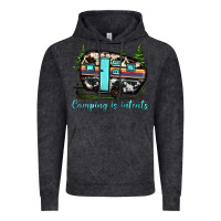 Vintage Black camping is intents Vintage Hoodie - JahusDesignShop
